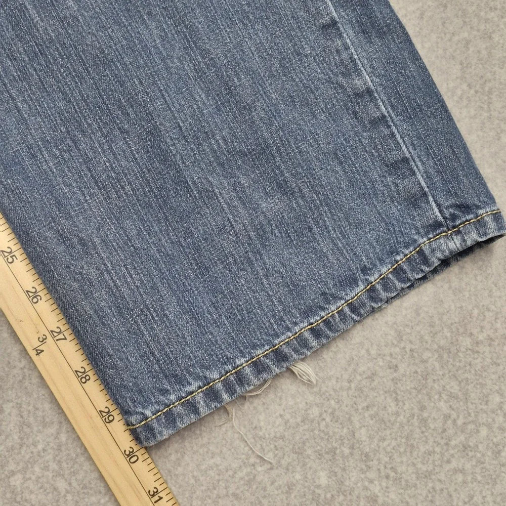 Tommy Hilfiger Freedom Jeans Mens 38x32 Blue Denim Straight Leg Premium Classic